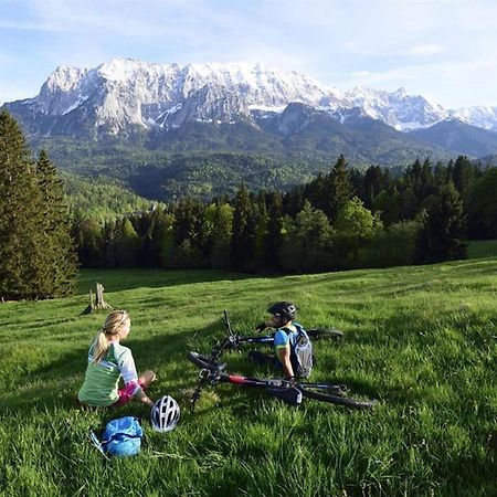 Ferienwohnung Alpenwelt Wallgau Exterior foto