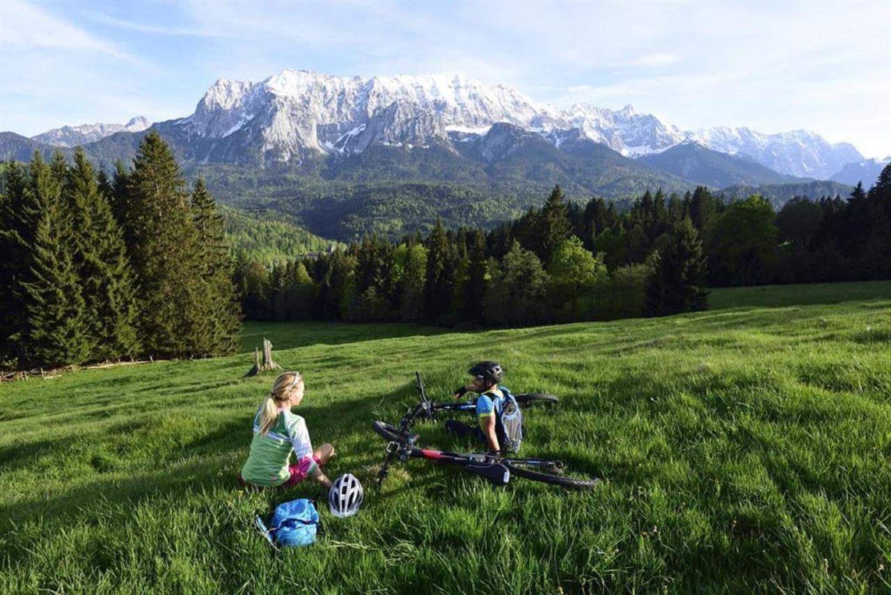 Ferienwohnung Alpenwelt Wallgau Exterior foto